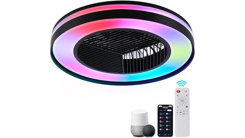 bladeless smart ceiling fan