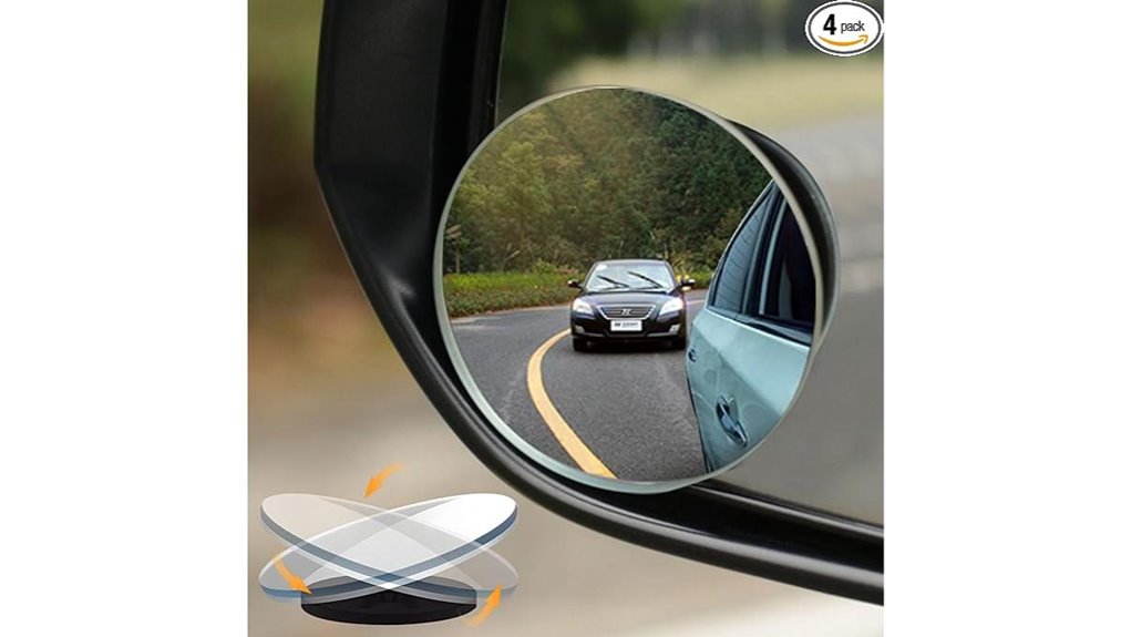 blind spot mirrors four pack
