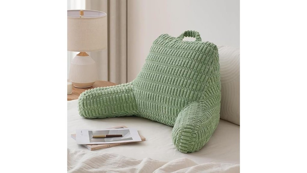 blissful sage green pillow