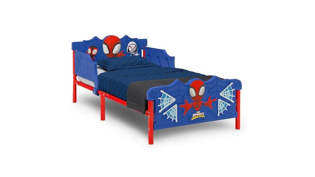 blue 3d spidey bed