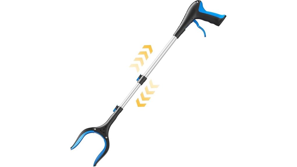 blue 5 level litter grabber