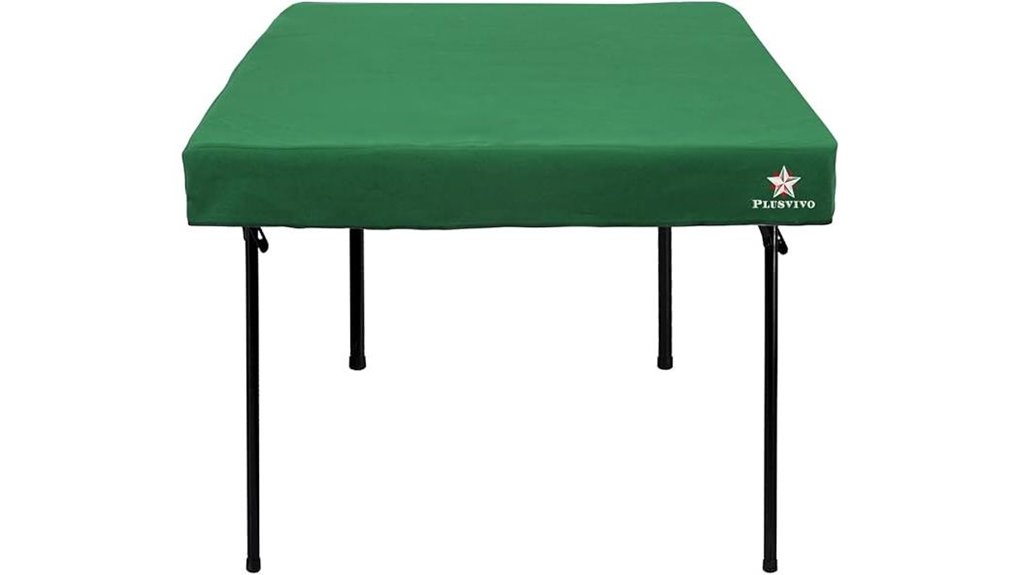 blue felt game tablecover