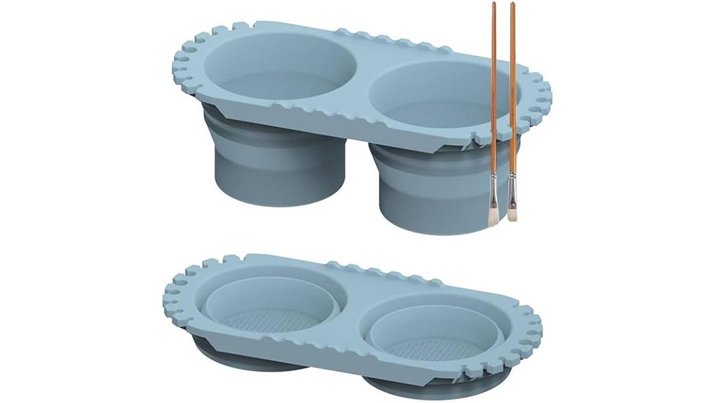 blue silicone brush cleaner