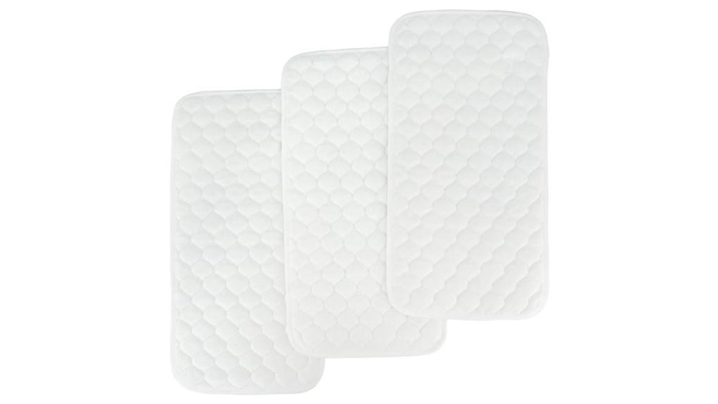 bluesnail quilted waterproof changing pad liners pack of three