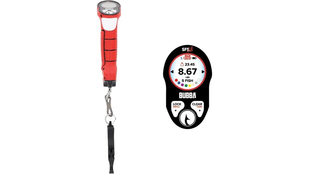 bluetooth enabled compact fish scale