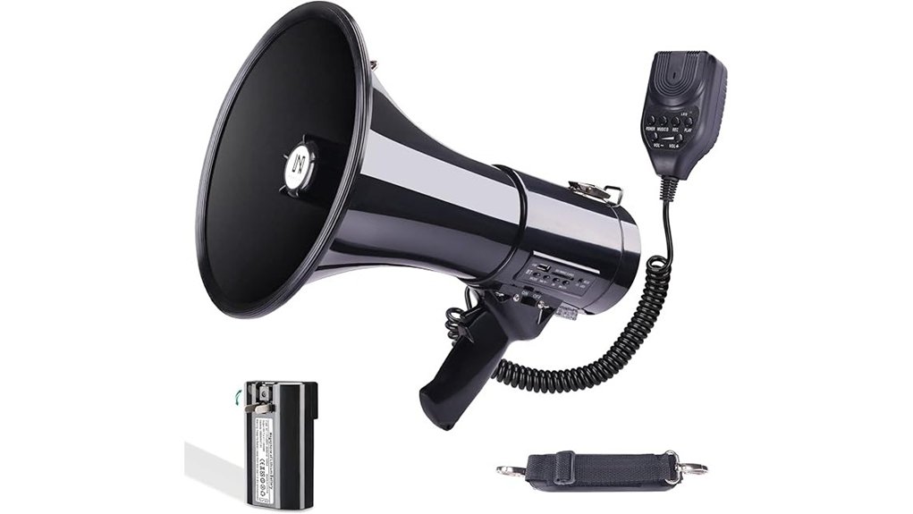 bluetooth megaphone rechargeable battery