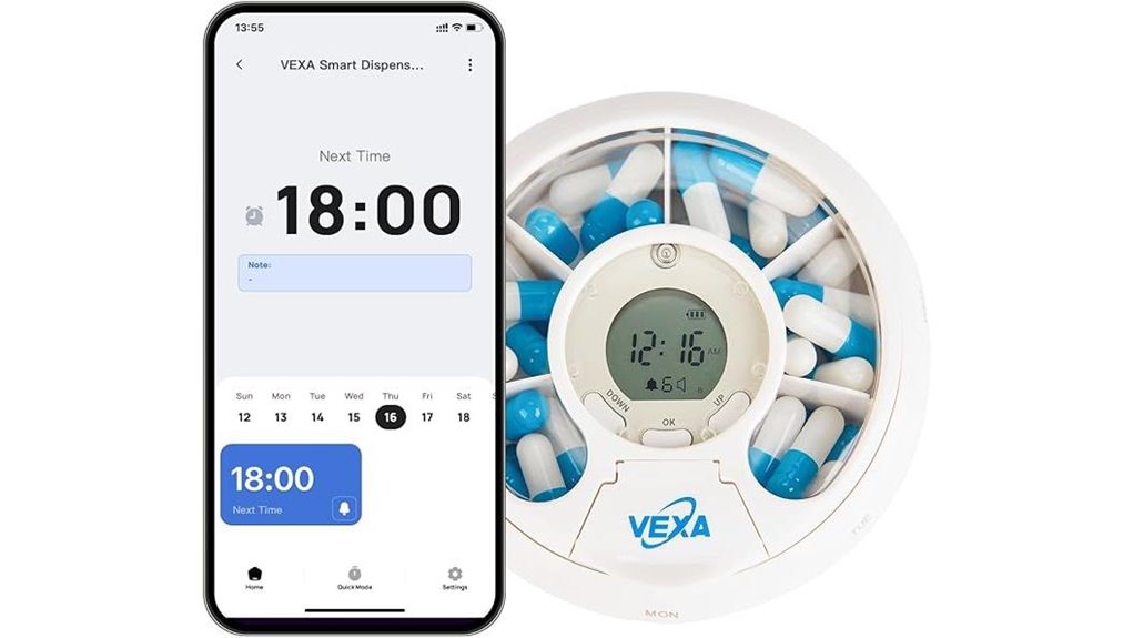 bluetooth pill dispenser app
