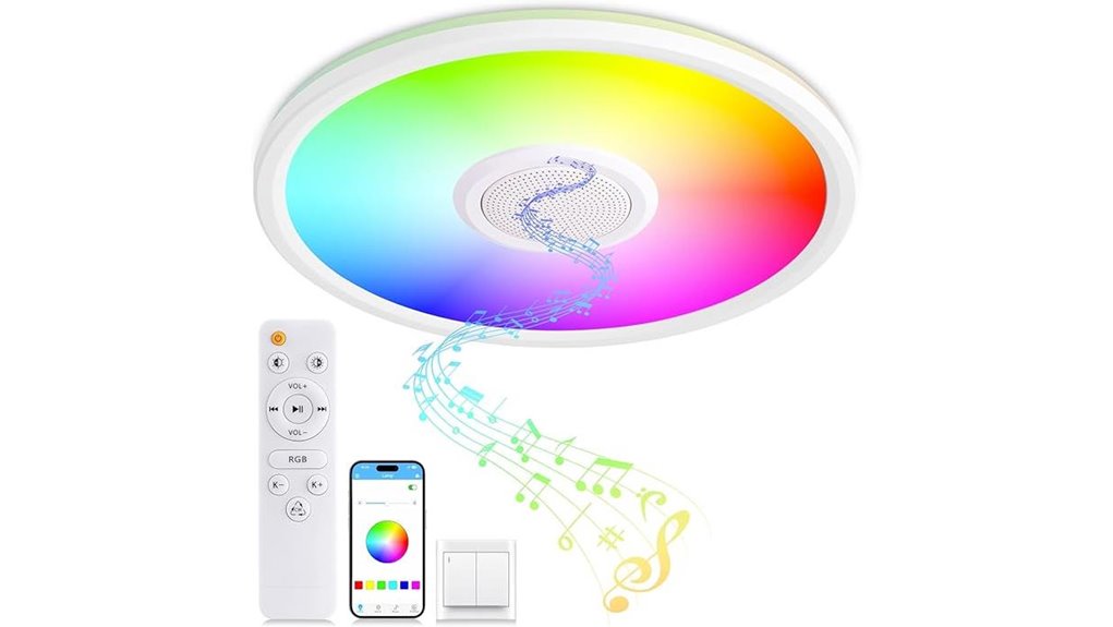 bluetooth rgb led speaker