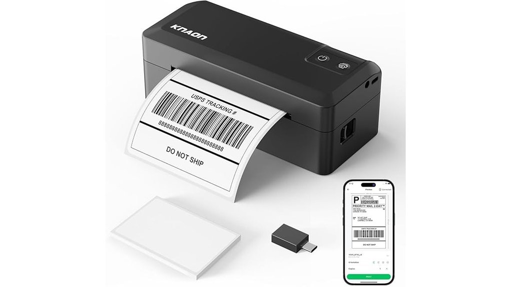 bluetooth shipping thermal printer