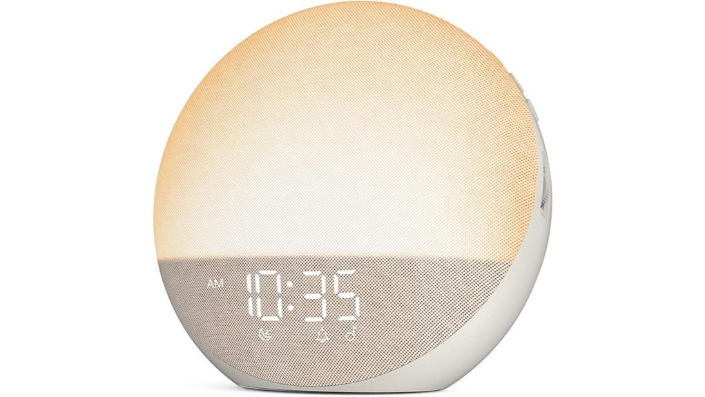bluetooth sunrise alarm speaker