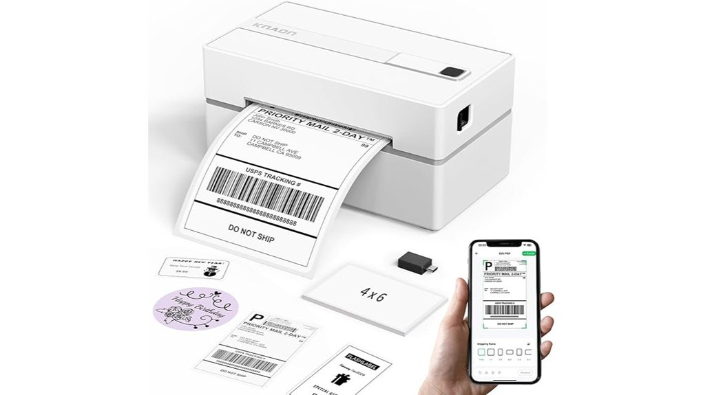 bluetooth thermal 4x6 printer