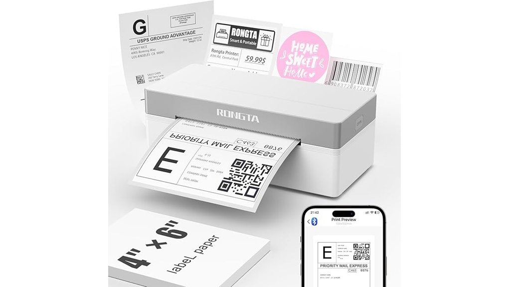 bluetooth thermal label printer