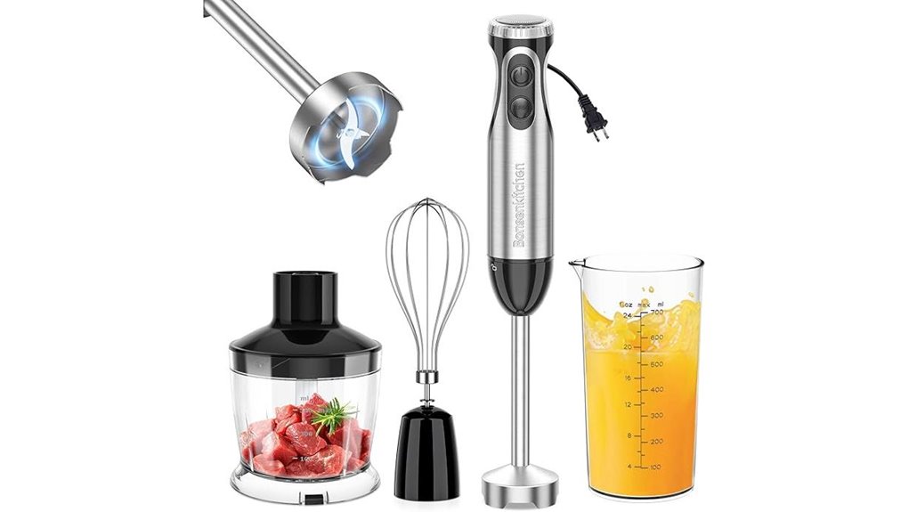 bonsenkitchen handheld 20 speed blender