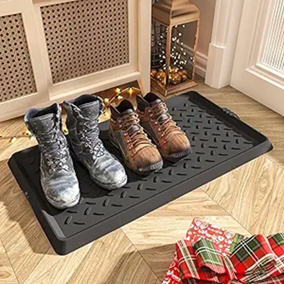 boot tray rubber mat with lip