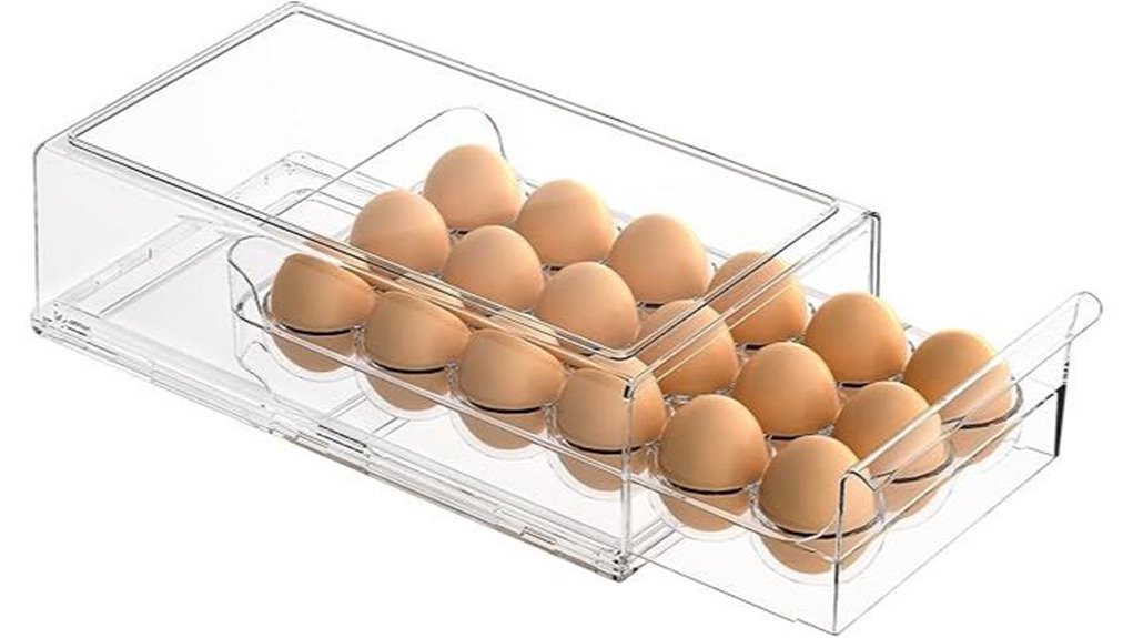 bpa free stackable egg tray