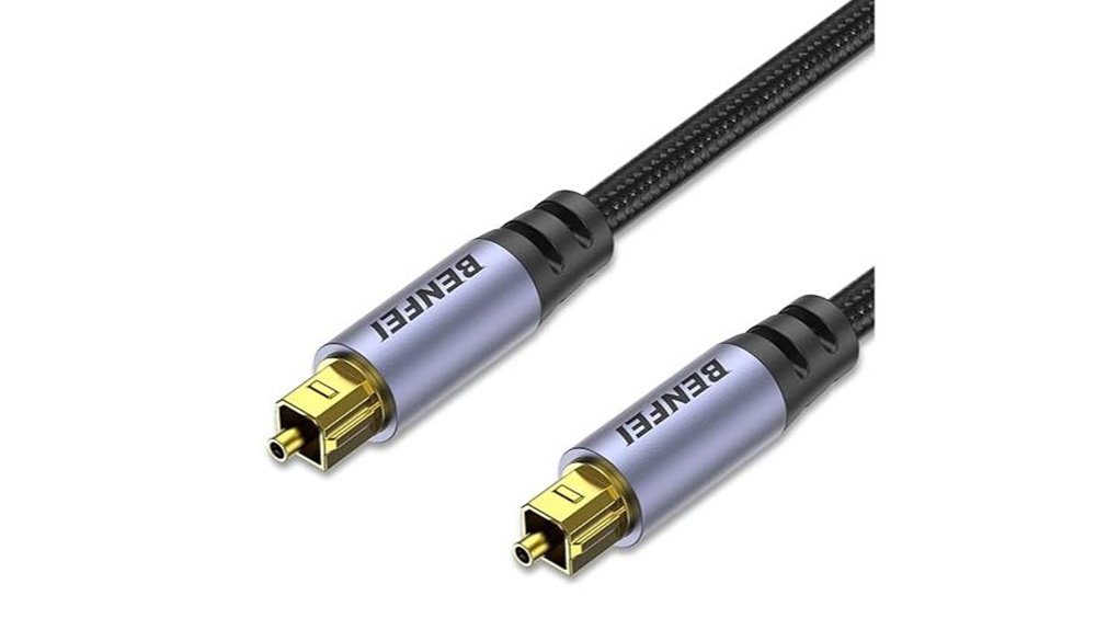 braided 2m toslink optical cable