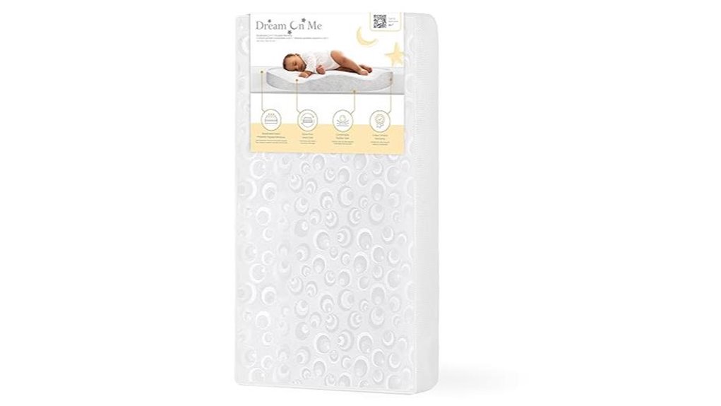 breathable 2 in 1 crib mattress