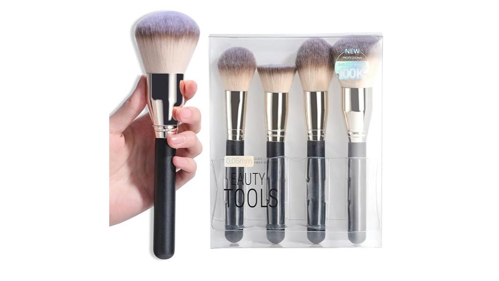 bs mall 4 piece travel brushes