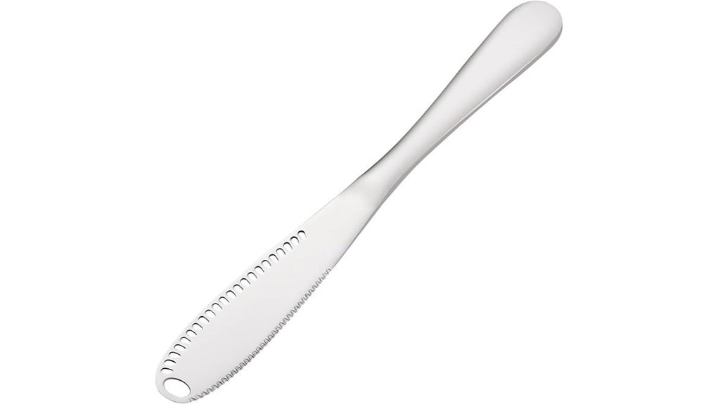 butter spreader knife with holes 3 in 1