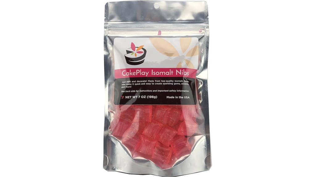 cakeplay isomalt nibs