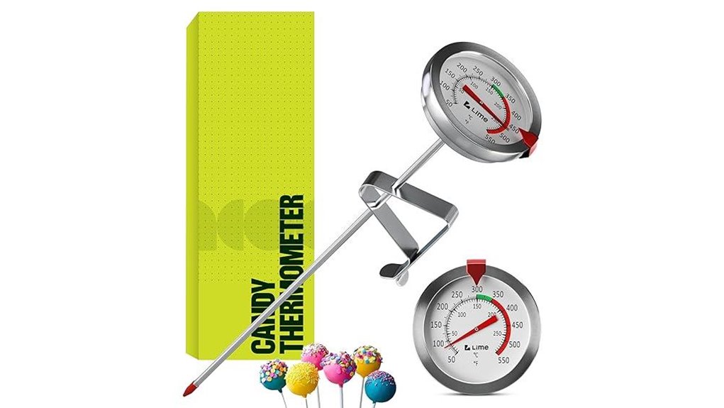 candy thermometer with pot clip