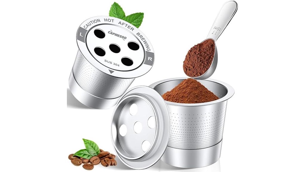 capmesso k cups reusable 2 pack