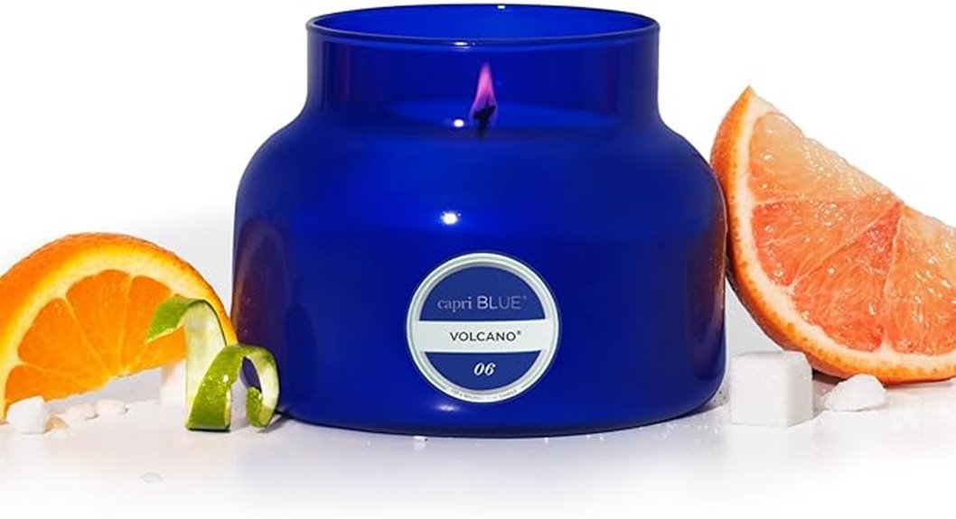 capri blue volcano candle