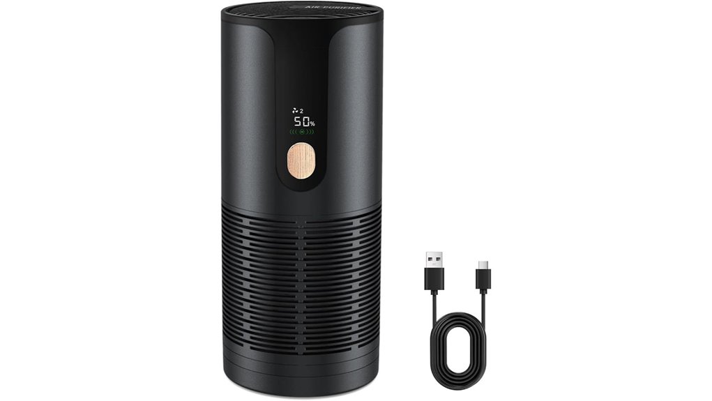 car air purifier with four layer filtration