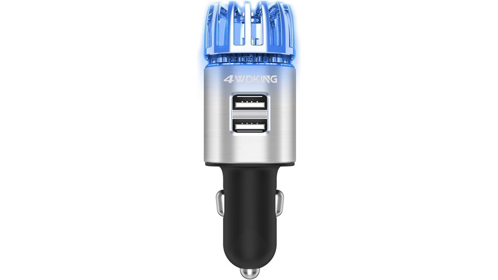 car air purifier with ionizer usb charger
