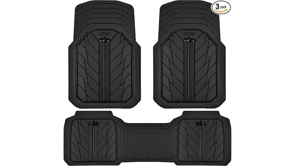 car pass heavy duty rubber mats