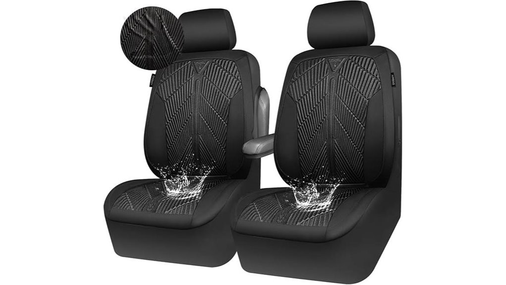 car pass neoprene front seats