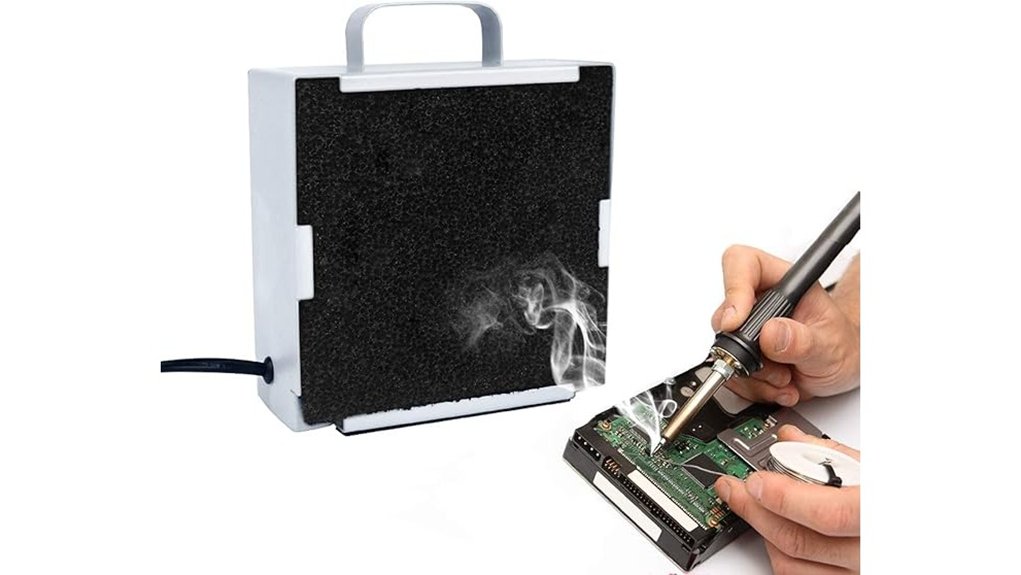 carbon filtered solder smoke absorber