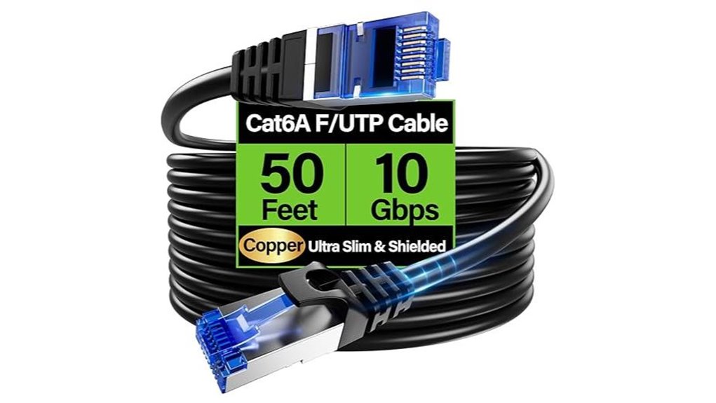 cat6a shielded data cable