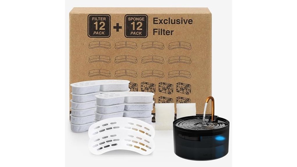 cat fountain filter sponges