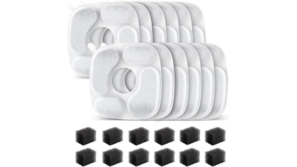 cat water pre filter sponges