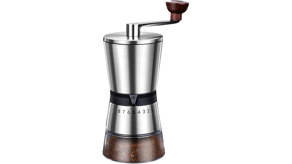 ceramic burr manual grinder