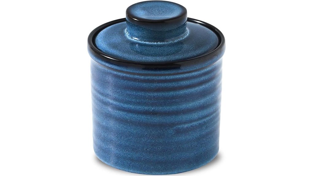 ceramic butter crock with lid