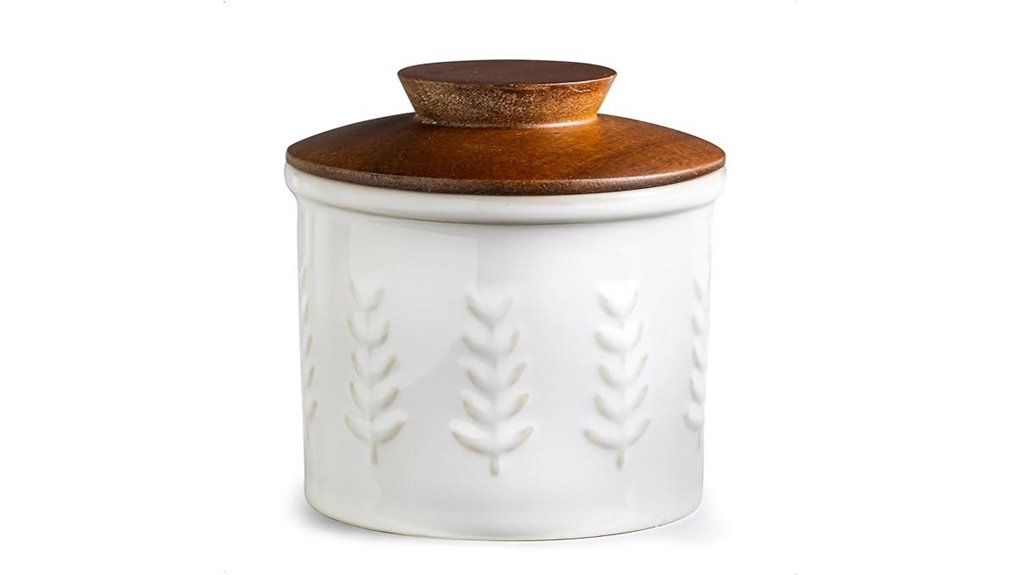 ceramic butter dish with lid