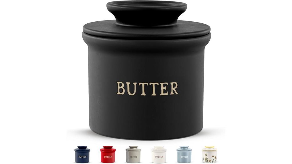 ceramic butter keeper with lid