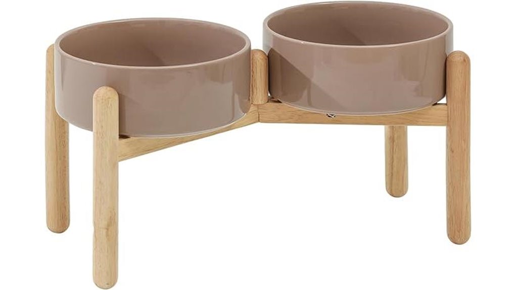 ceramic elevated dog bowls