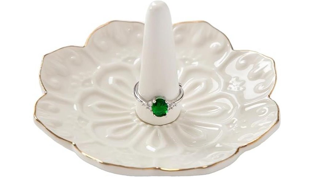 ceramic ring holder dish