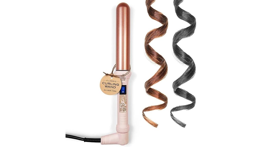 ceramic tourmaline curling wand