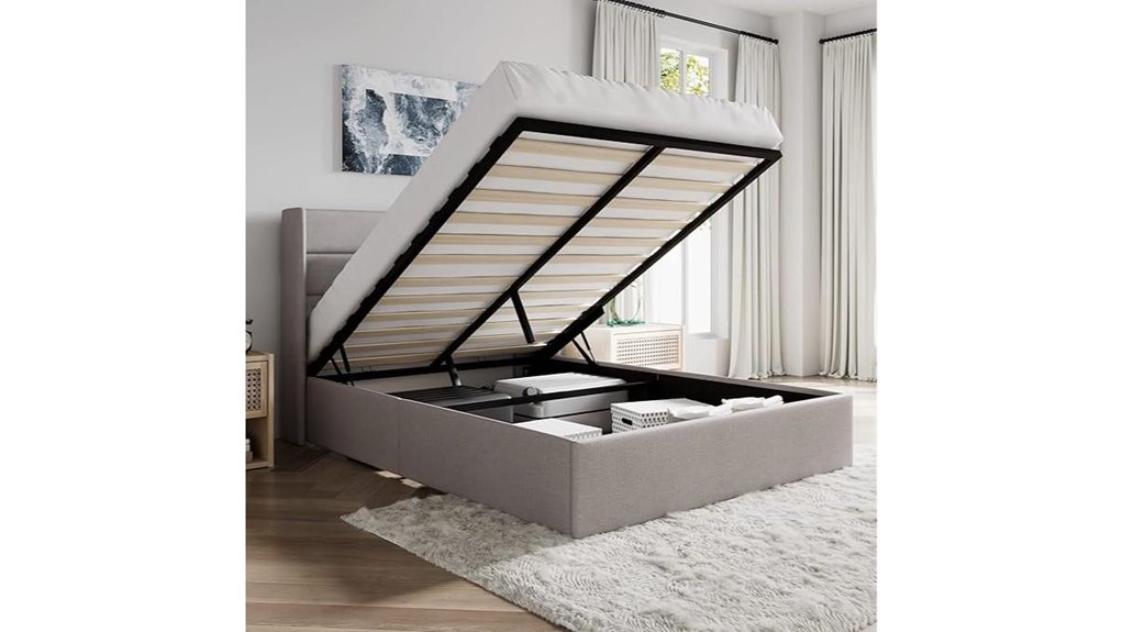 cerlin queen lift storage bed