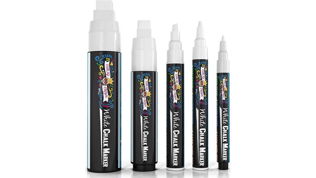 chalky crown white markers