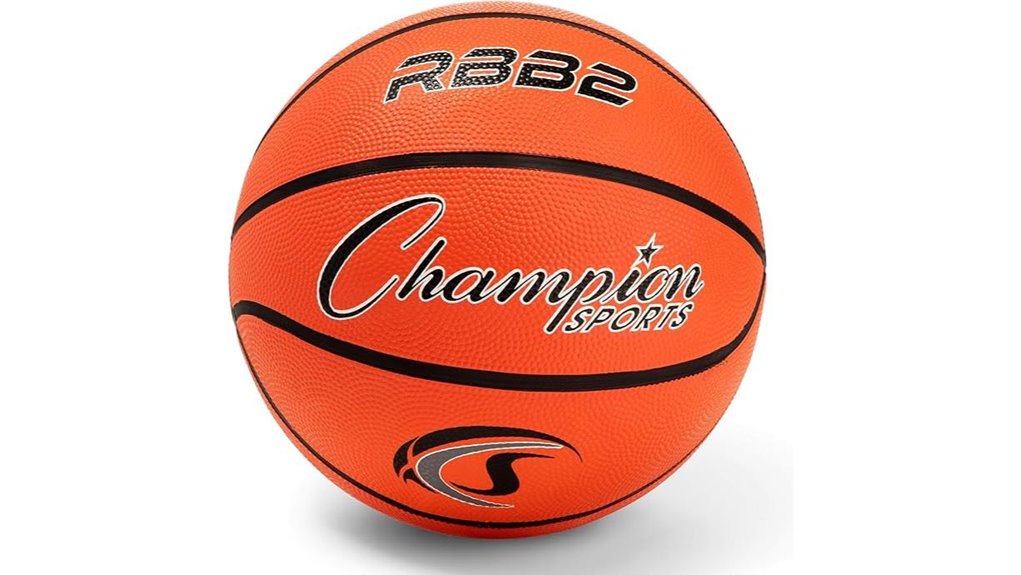 champion durable rubber basketballs