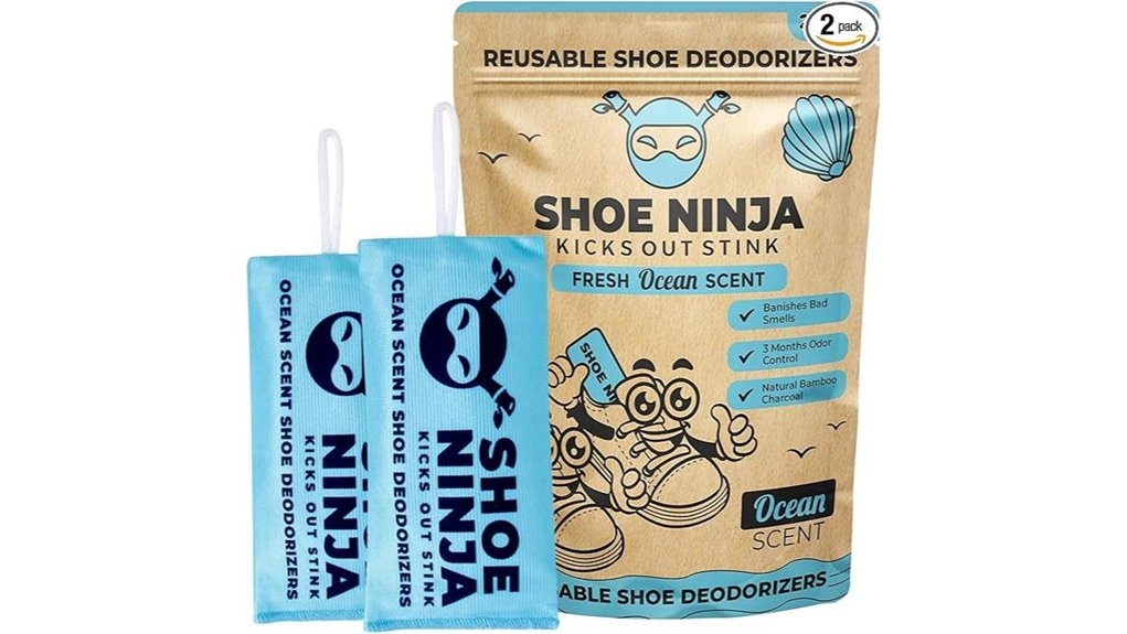 charcoal deodorizer for shoes 2 pack