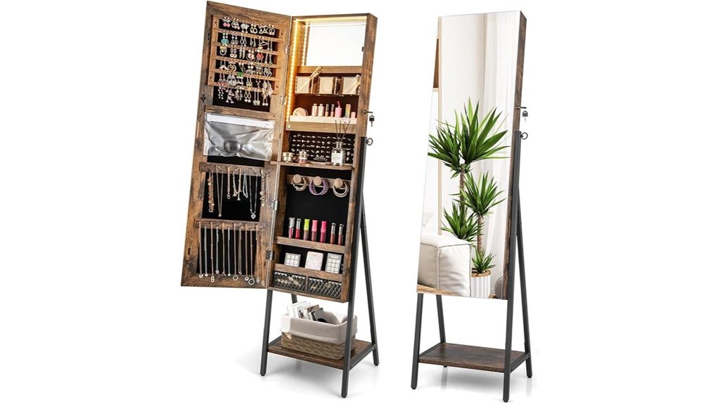 charmaid jewelry mirror lights
