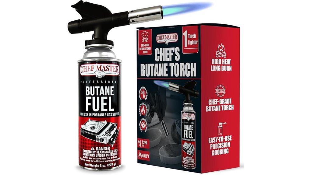 chef master torch with adjustable flame