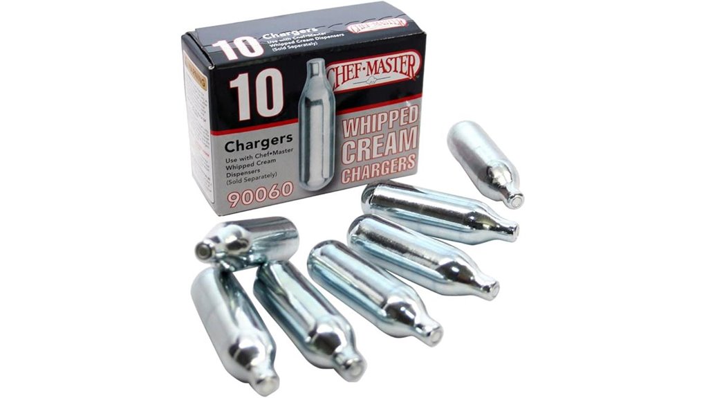 chef master whipped cream 10 pack
