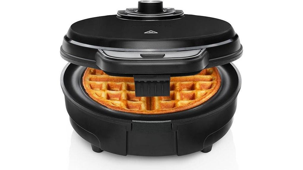 chefman anti overflow belgian waffle